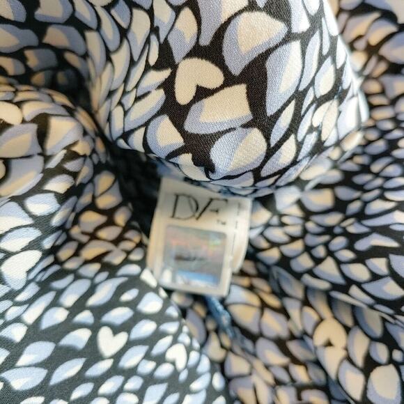 Diane Von Furstenberg Freya Silk Blend Dress Sz 10 - Picture 15 of 16